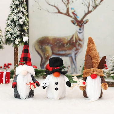1PCS Gnome Christmas Doll Doll Decoration Decorative Santa Doll Christmas Children's Gift Toy Table Decoration House Decoration Christmas Ornament Gift